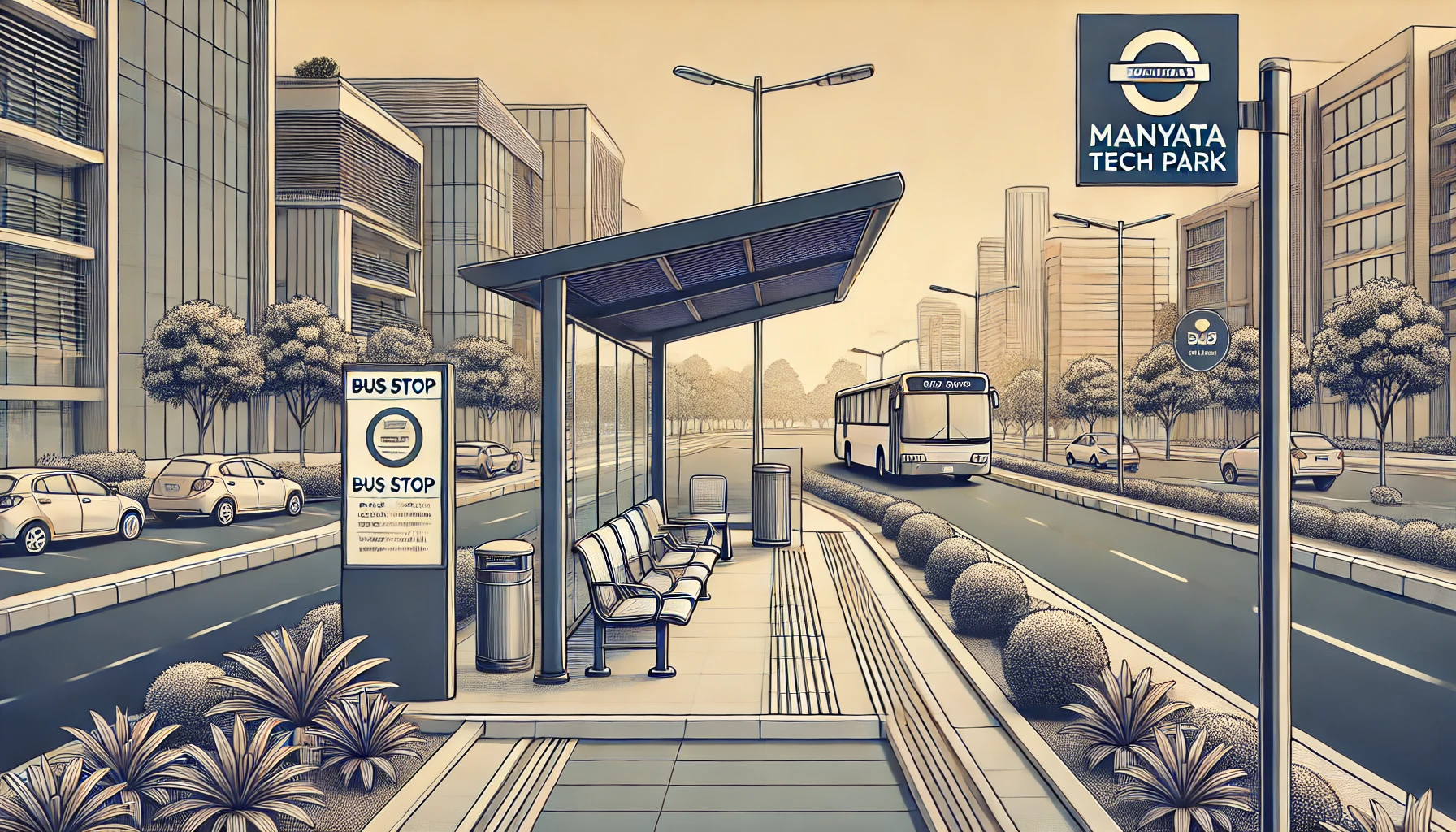 Manyata Tech Park Bus Stop